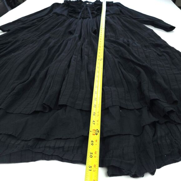 ANTHROPOLOGIE Pilcro Ruffled Tiered Midi Dress Witchy Cottagecore Boho French - Picture 5 of 13